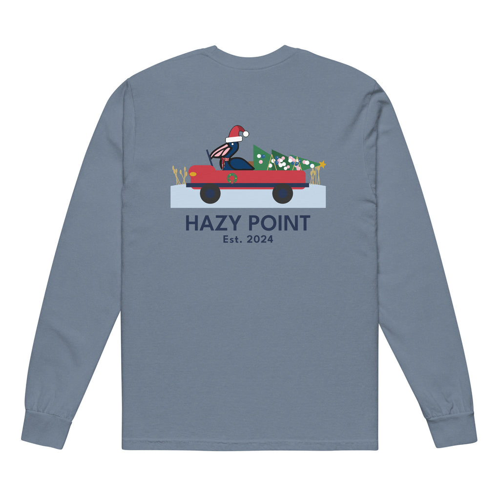 Beach Truck Christmas Long Sleeve Tee