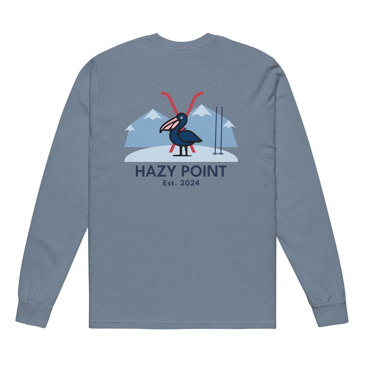 Crossed Skis Long Sleeve Tee