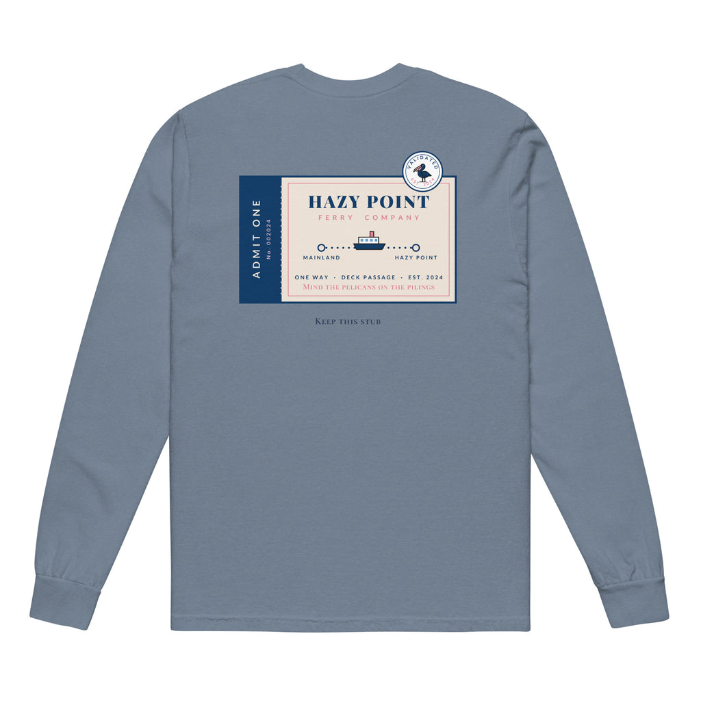 Ferry Ticket Long Sleeve Tee