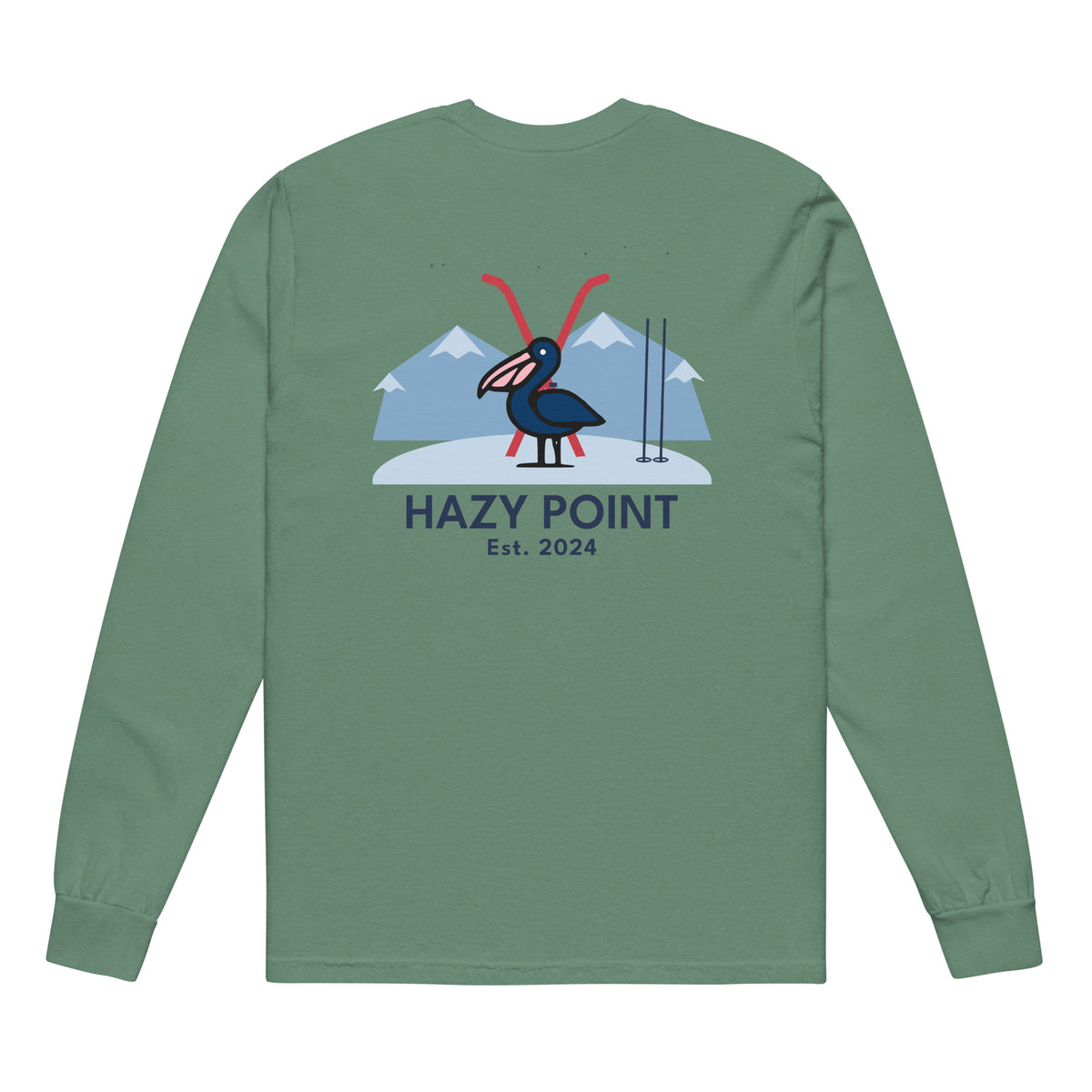Crossed Skis Long Sleeve Tee