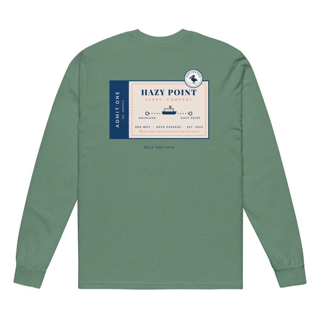 Ferry Ticket Long Sleeve Tee